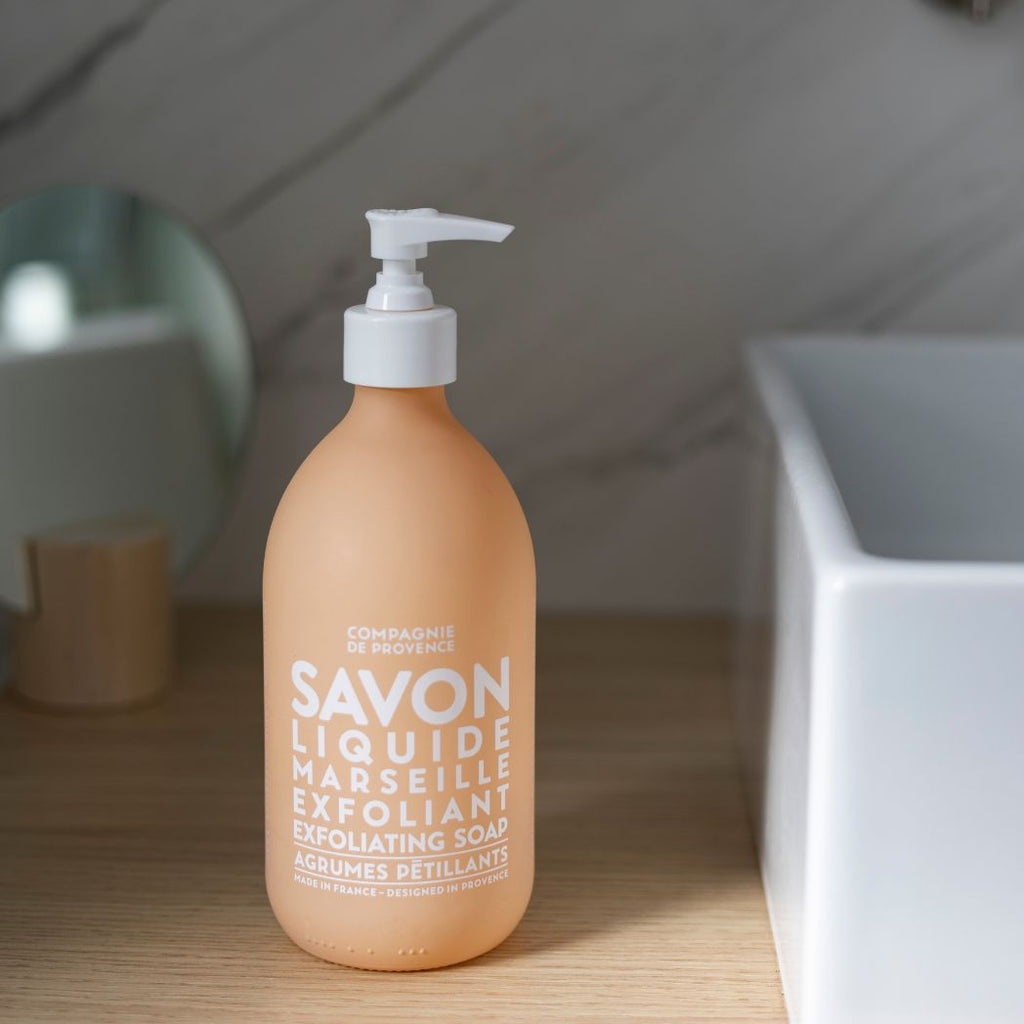 Feliz & Henri: Exfoliating Liquid Marseille Soap Banner