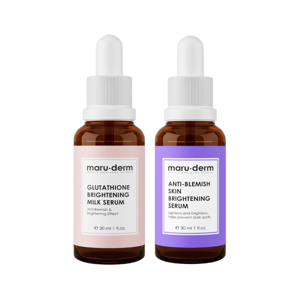 Glow & Clarity Duo von Maruderm – Anti-Blemish Serum und Glutathion Serum im Set