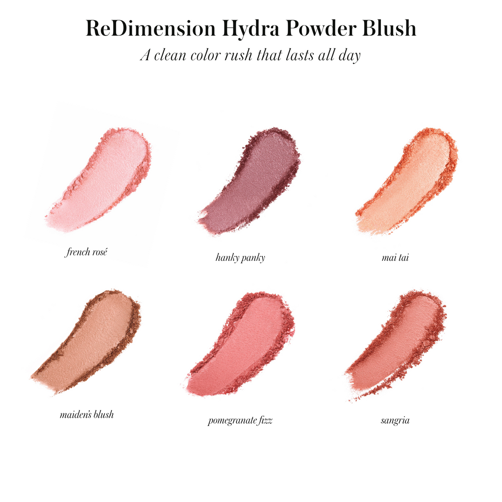 Feliz & Henry: ReDimension Hydra Powder Blush alle Farben Banner