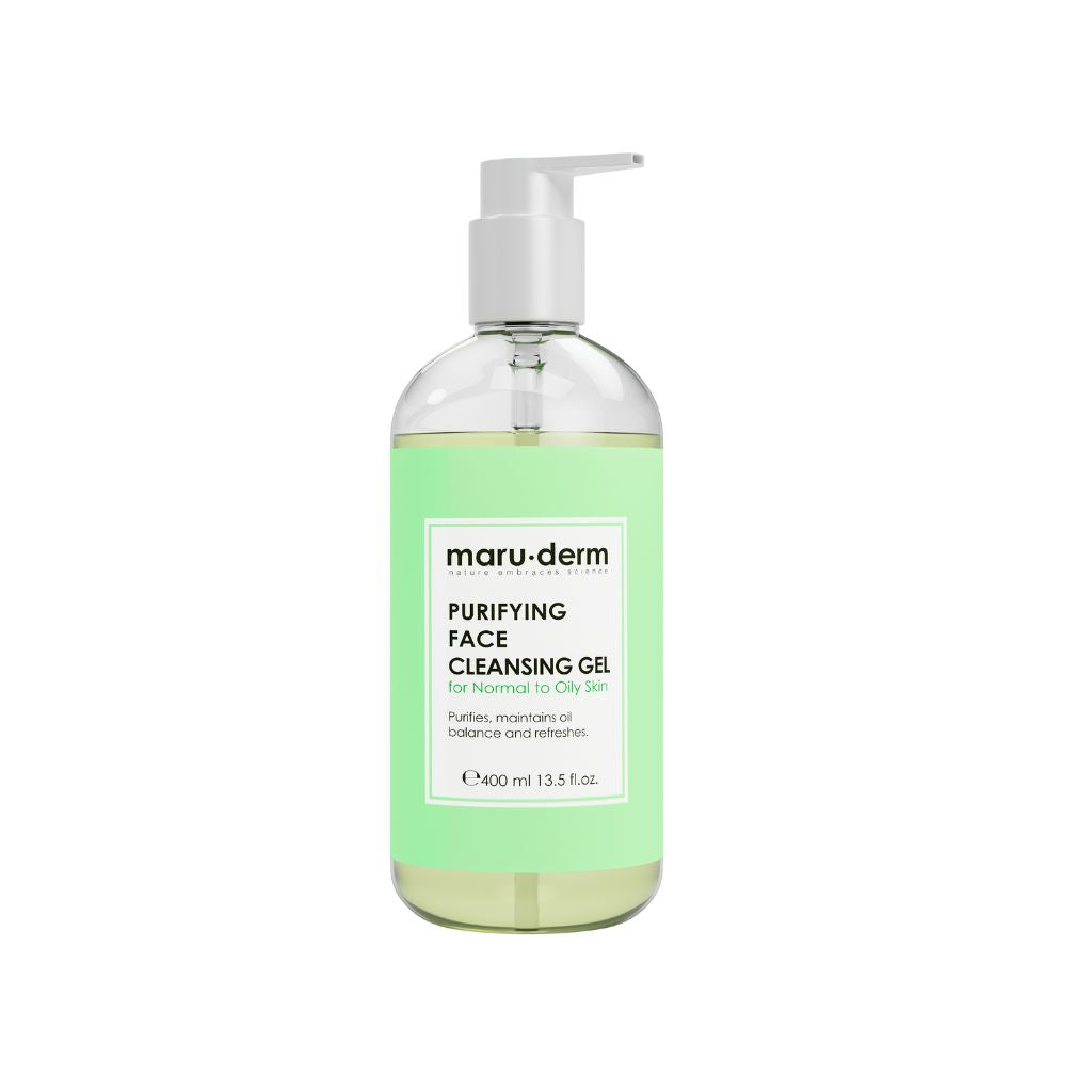 Maruderm Purifying Face Cleansing Gel 400ml Freisteller mit grünem Etikett