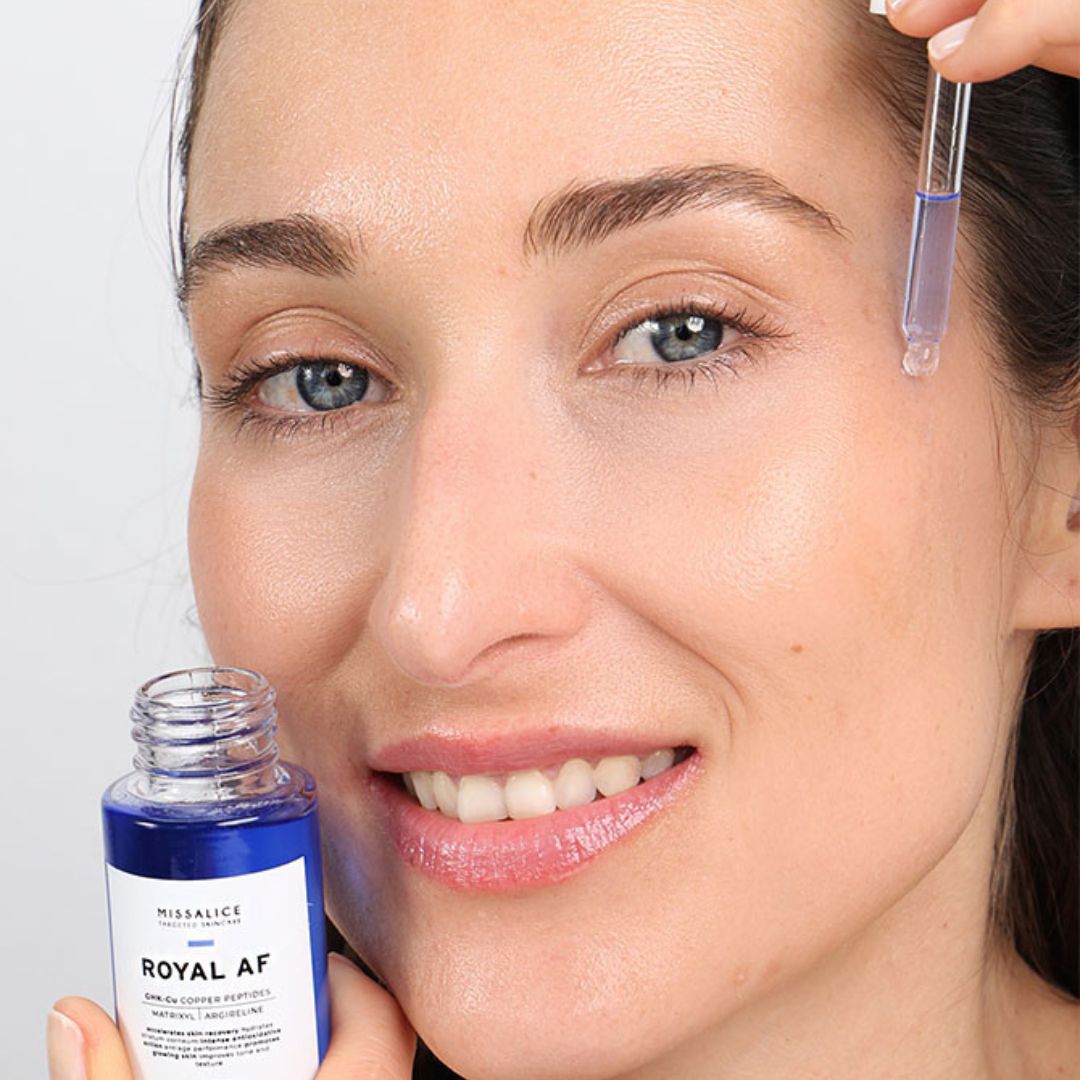 Miss Alice Peptidserum Royal AF – Anwendung auf der Haut 