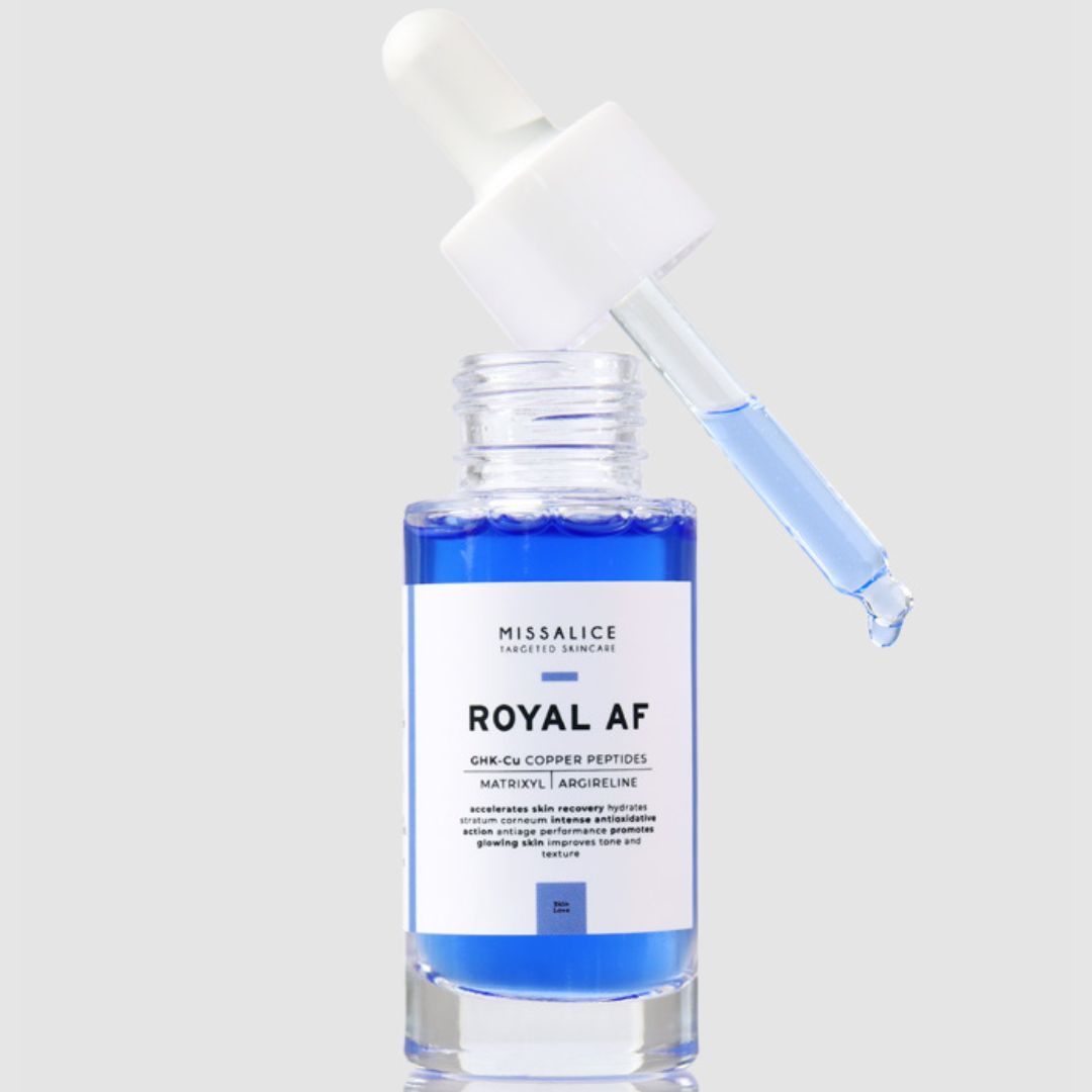 Miss Alice Peptidserum Royal AF – elegantes Serum mit Pipette für präzise Anwendung