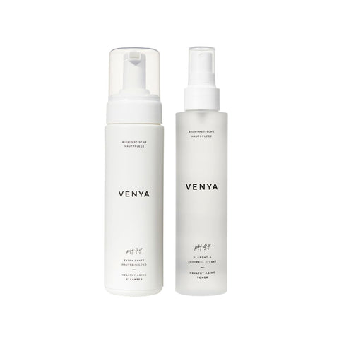 Healthy Aging Cleansing Set: Cleanser + Toner