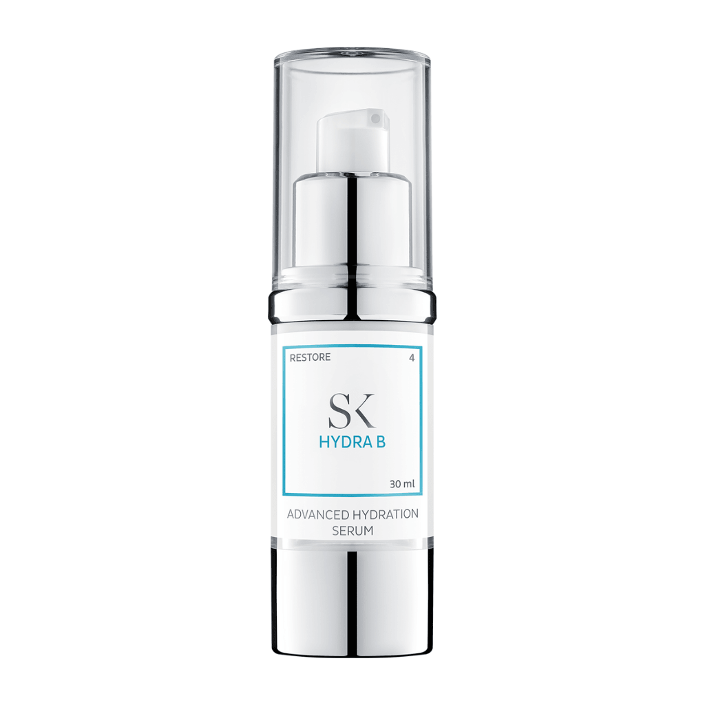 Skintegra Hydra B Serum versorgt die Haut mit Feuchtigkeit, die Vitamine B3 (Niacinamid) und B5 (Panthenol) sorgen für weiche und pralle Haut, für alle Hauttypen geeignet